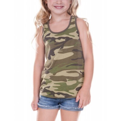 Camo Racer backTank  0629 assorted sizes