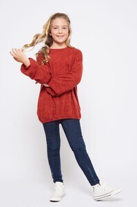 Balloon Slv Sweater, Color: Black, Size: XS (4/6)