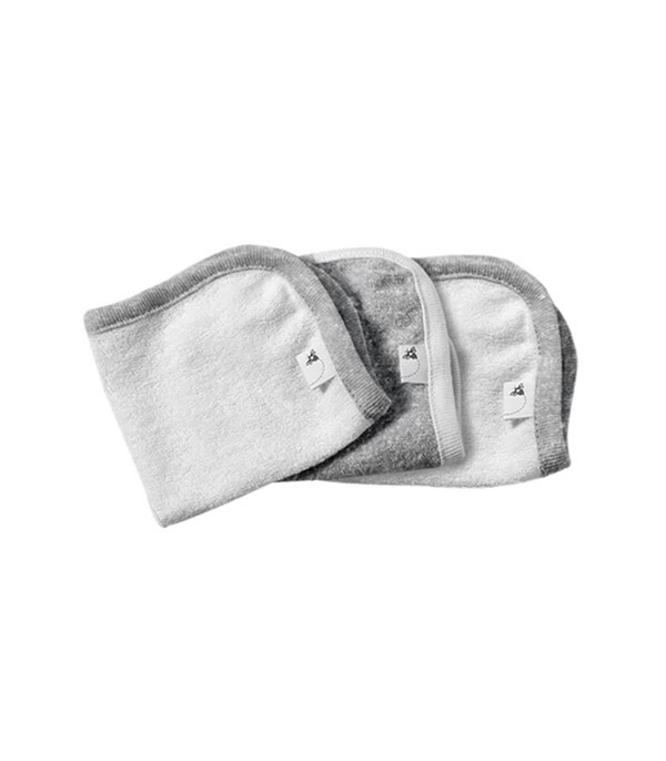 3 pc set washcloth, Color: H Grey, Size: O/S