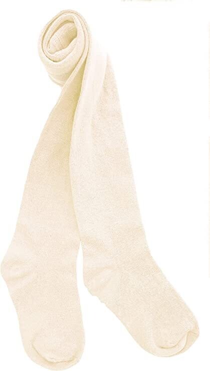 Finest Cotton Tights Ivory 12-24 mon