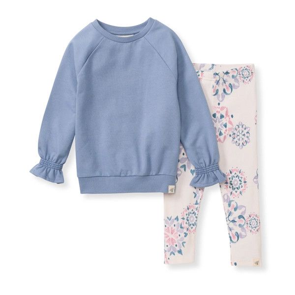 Homemade Snowflakes, Color: Indigo, Size: 12 Months