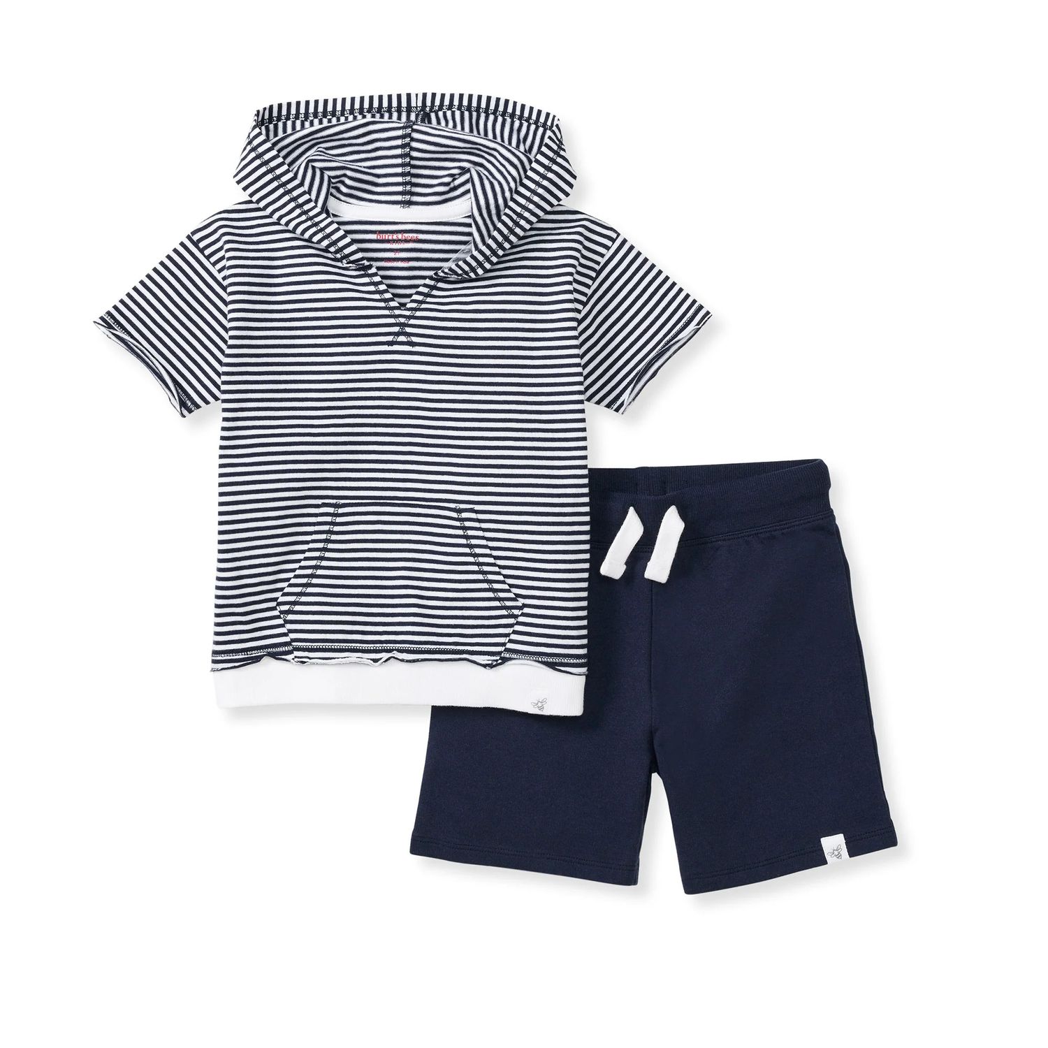 Classic Stripe Hoodie Set, Size: 18 Mon, Color: Midnight