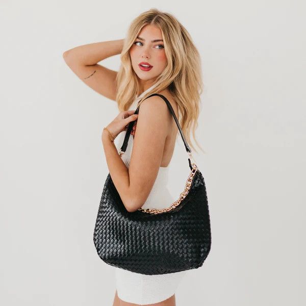 Sienna Slouchy Shoulder Bag, Color: Black, Size: OS