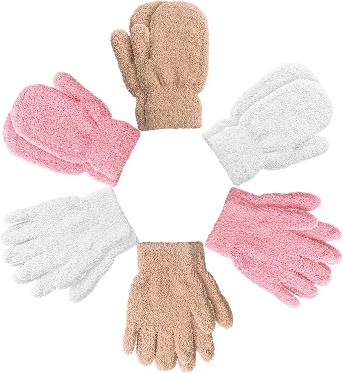 Solid Color Mittens, Color: Navy, Size: O/S