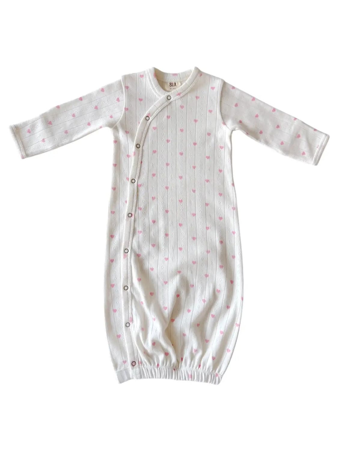 Pointelle Gown, Color: White, Size: 0-3