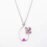 Wire Wrap Flower NK, Color: Silver, Size: O/S