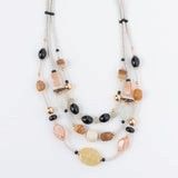 Chunky Seed Necklace, Color: Blue, Size: O/S