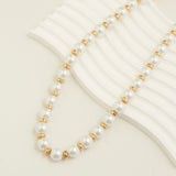 Chunky Pearl Necklace, Color: White, Size: O/S