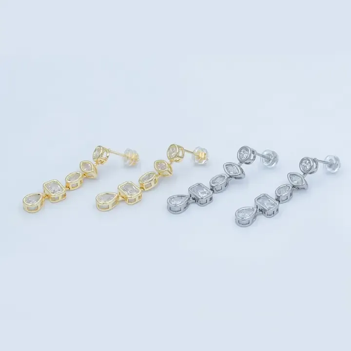 Geo Drop Earrings