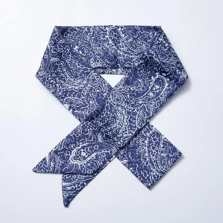 Floral Faux Silk Scarf, Color: Multi, Size: O/S