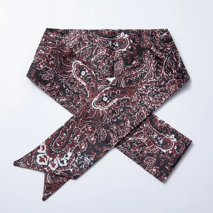 Floral Silk Like Scarf