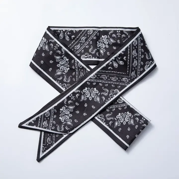 Floral Silk Like Bandana