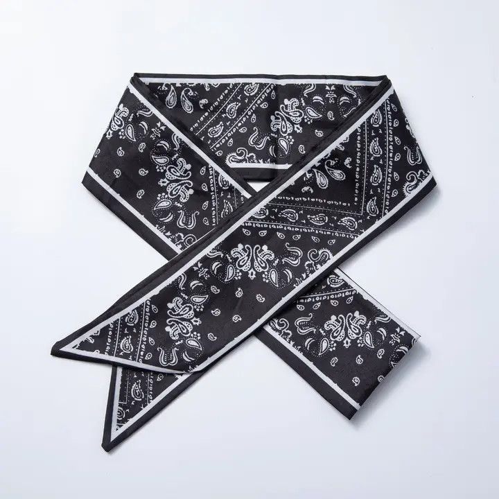 Floral Silk Like Bandana, Color: Multi, Size: O/S