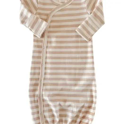 Stripe Organic Gown