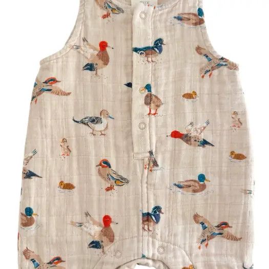 Shortie Romper, Color: Duck, Size: 3-6M
