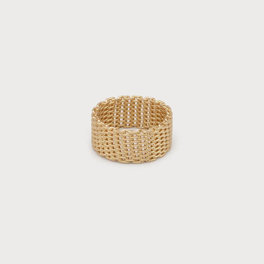 Honeycomb Ring, Color: Gold, Size: O/S