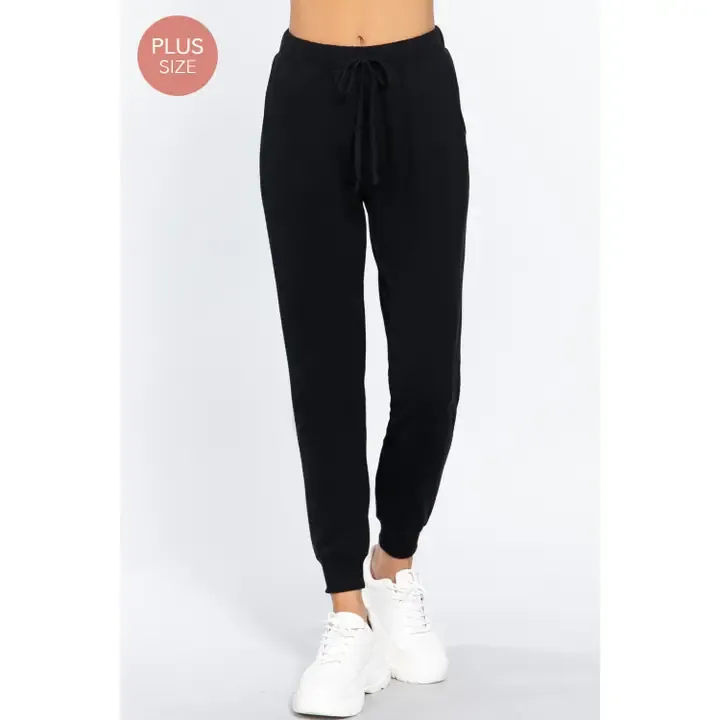 Plus French Terry Jogger