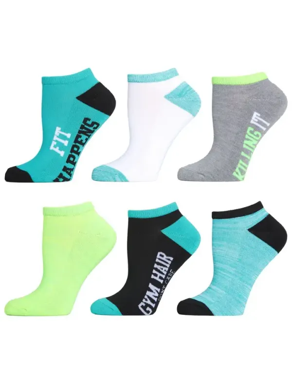 Low Cut Socks 6 Pack