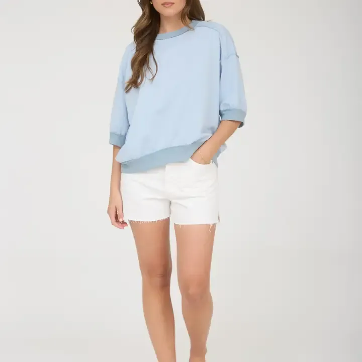 Raglan SS Knit Top