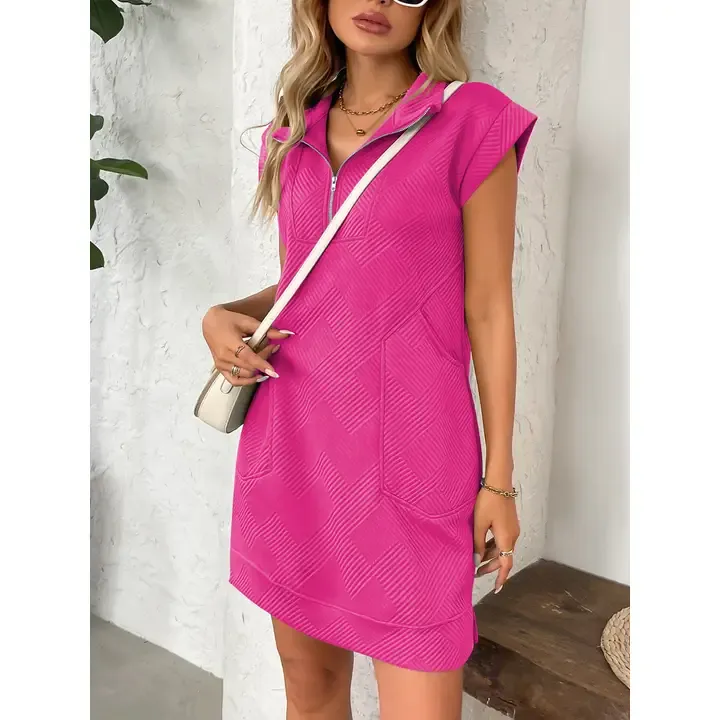 Zipper Pocket Dress