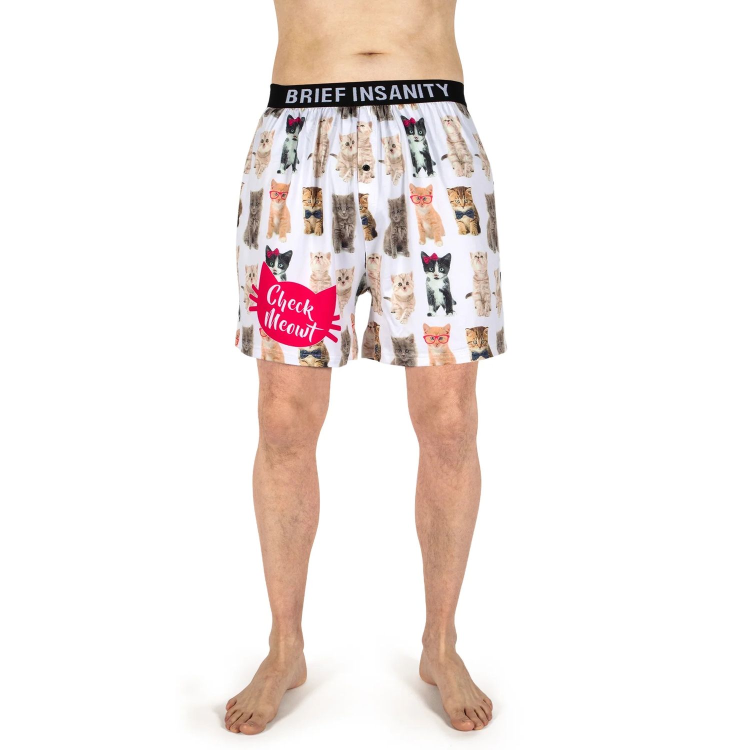 Meowt Boxers, Color: Multi, Size: Small