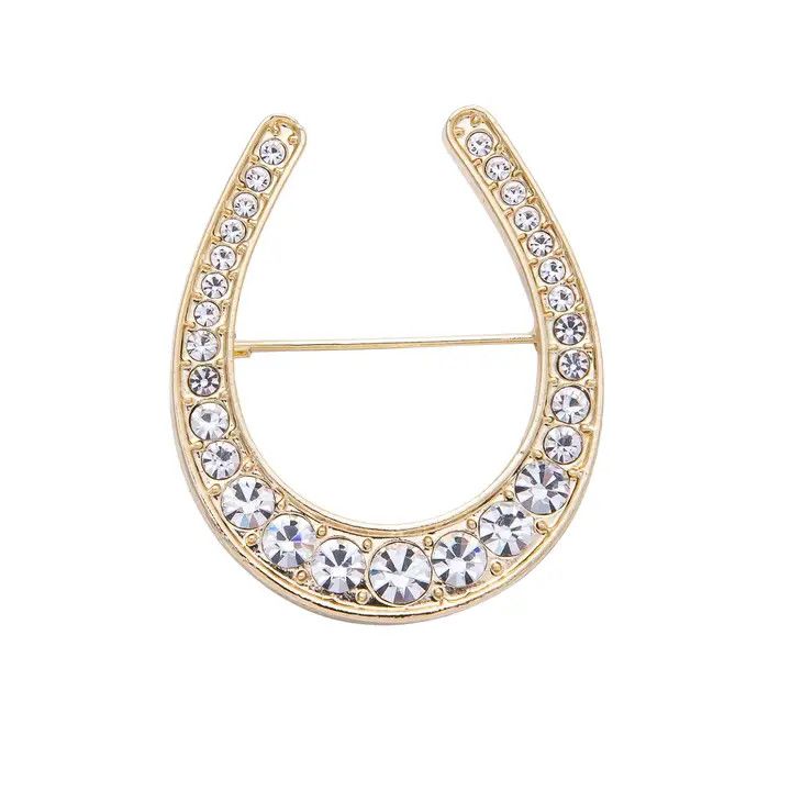 Jumbo Gold Horseshoe, Color: Gold, Size: O/S