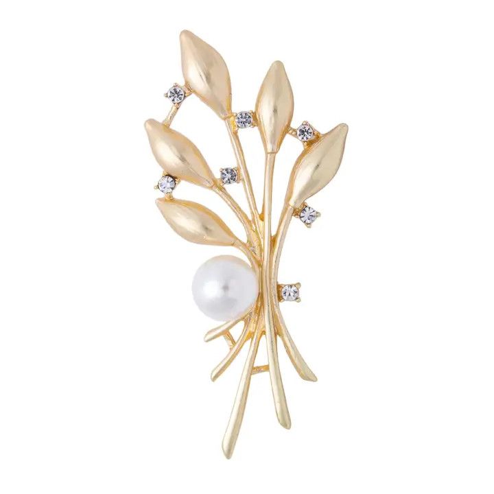 Pearl Flower Leaves, Color: Gold, Size: O/S