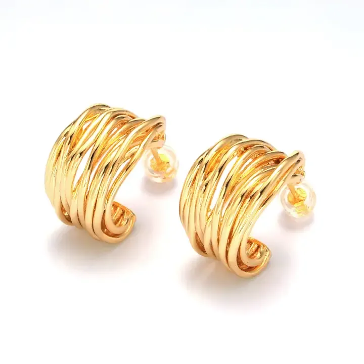 Linear C-Shaped Earring
