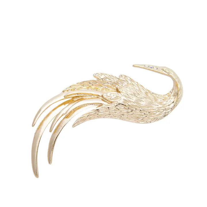 Swan Brooch, Color: Gold, Size: O/S