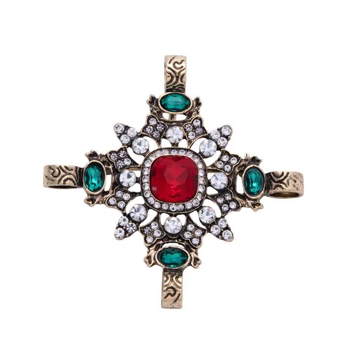 Gala Rhinestone Cross, Color: Multi, Size: O/S