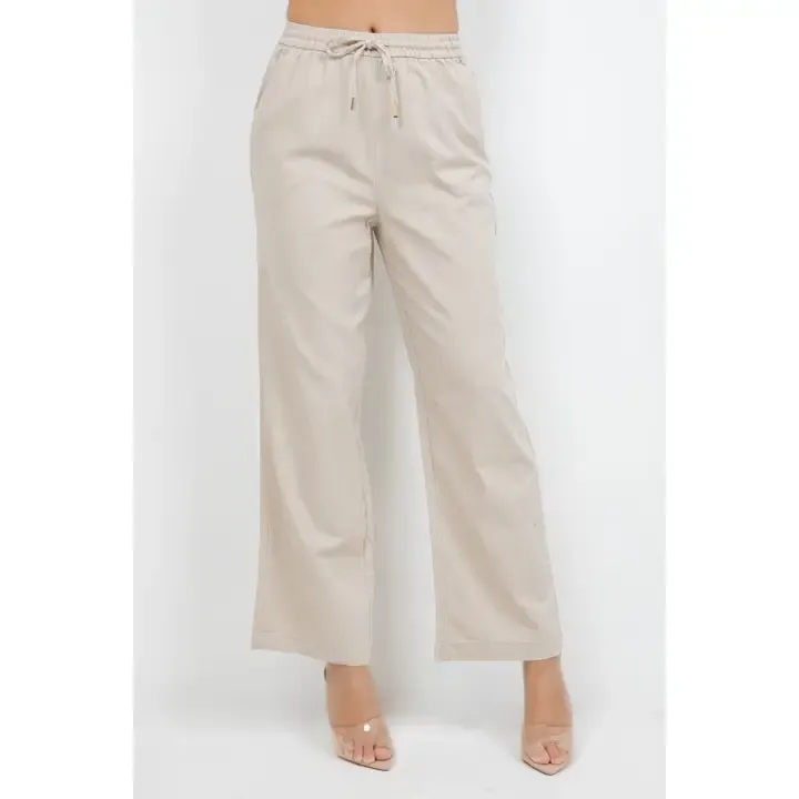 Linen Blend Summer Pants