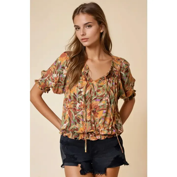 Smocked SS Top