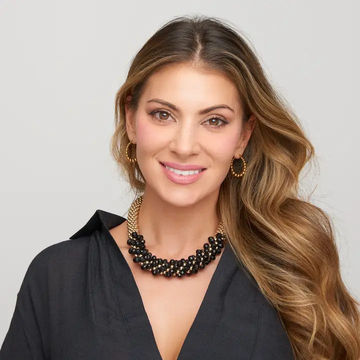 Collar Necklace, Color: Black, Size: O/S