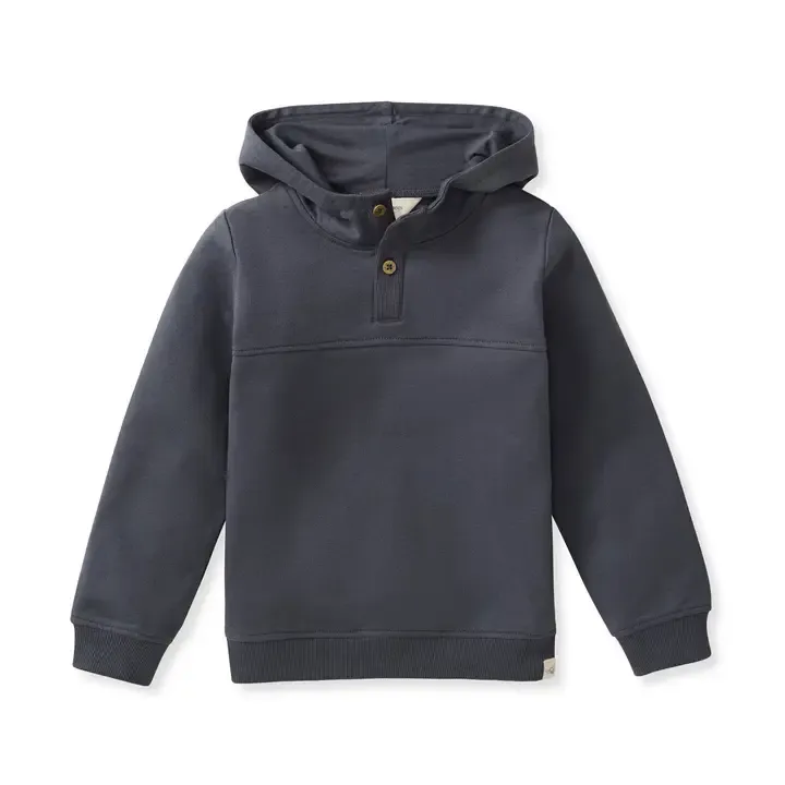 Button Placket Hoodie