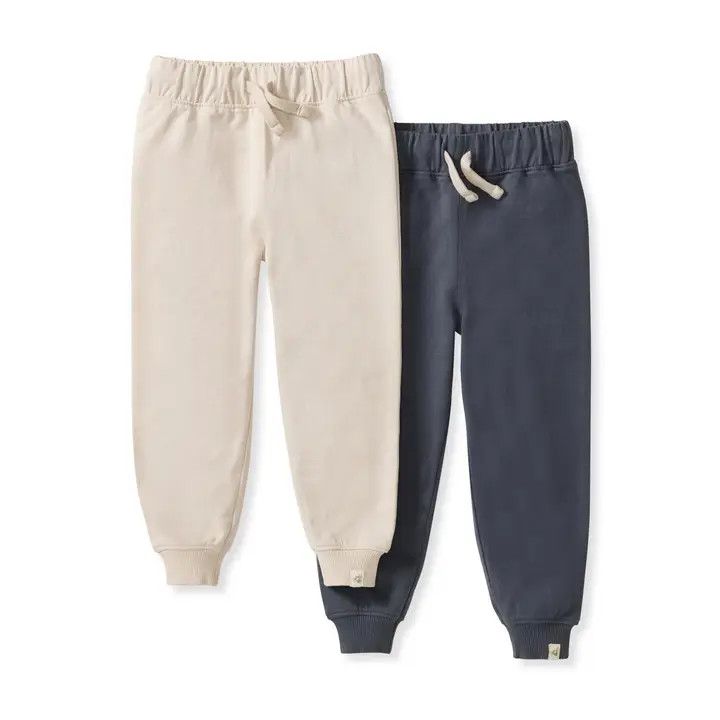 2 Pack Basic Joggers, Color: Asst, Size: 3-6 mon