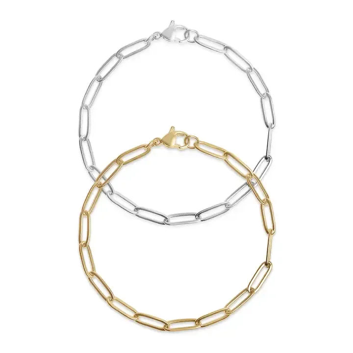 SS Paperclip Bracelet