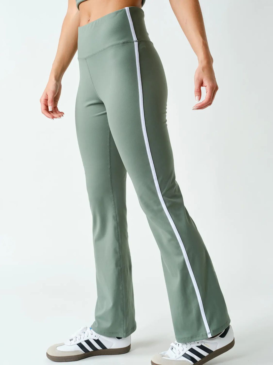 Flare Legging, Color: Eldergreen, Size: Small