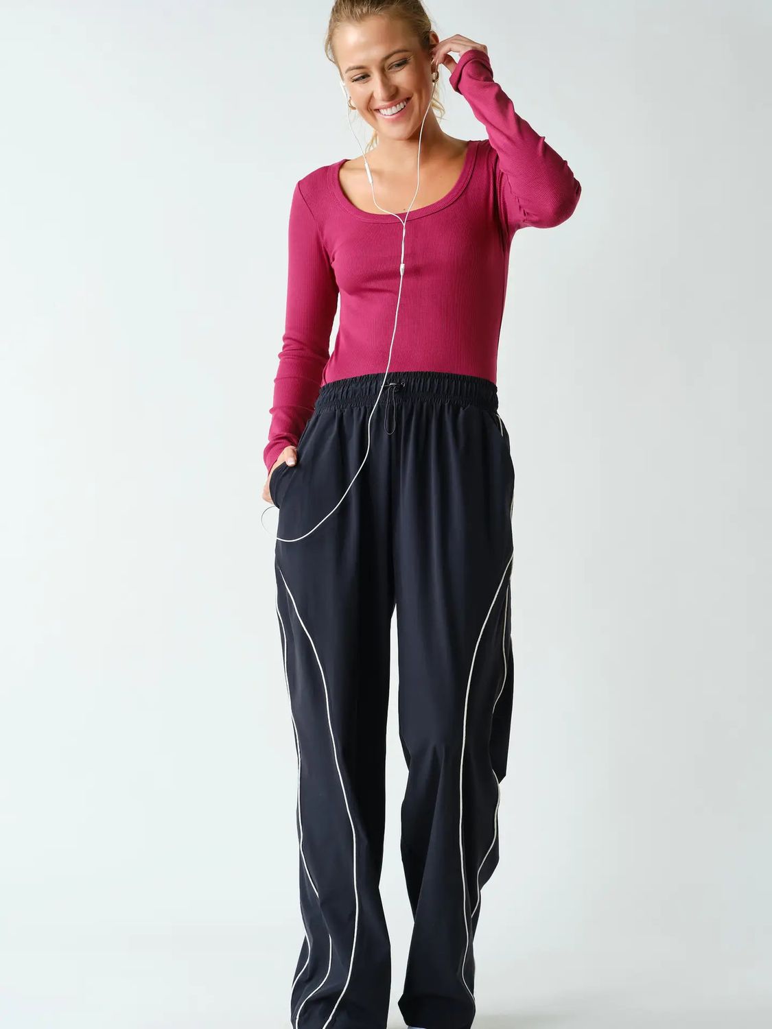 Classic Track  Pants, Color: Black, Size: Small