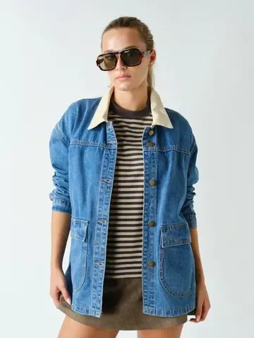 Contrast Denim Jacket
