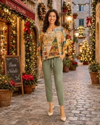 Xmas Collage Top