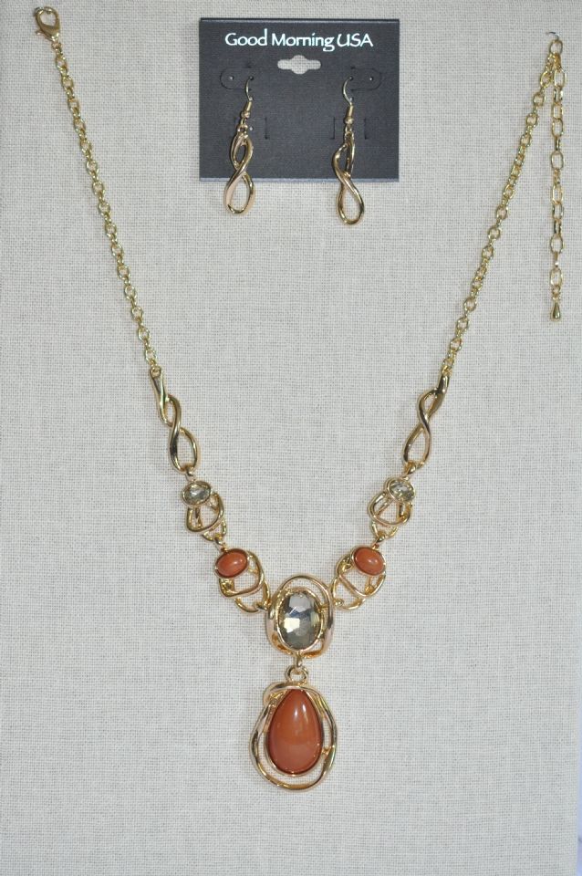 Crystal Brown Set, Color: Brown, Size: O/S