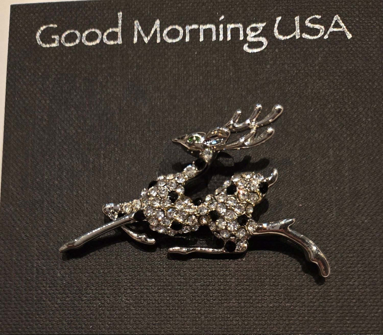 Reindeer Pin, Color: Silver, Size: O/S
