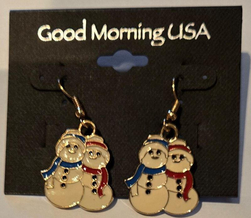 Snowman Earring