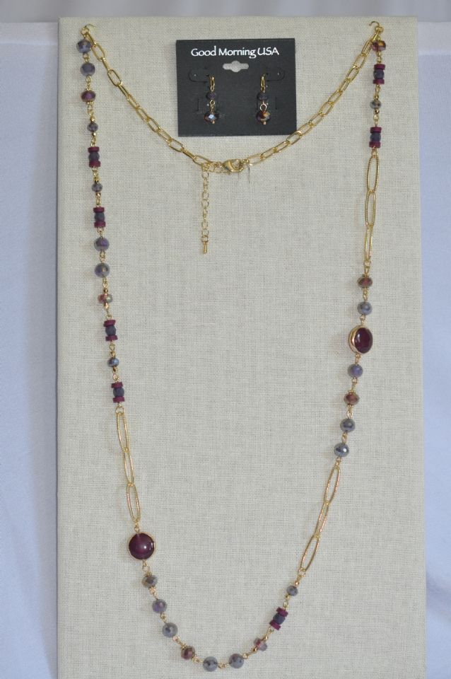Bead/Stone Set, Color: Brown, Size: O/S