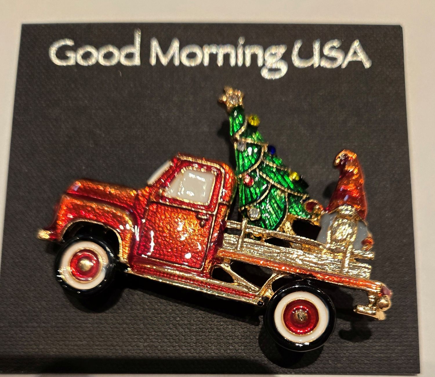 Christmas Tree Pin, Color: Gold, Size: O/S