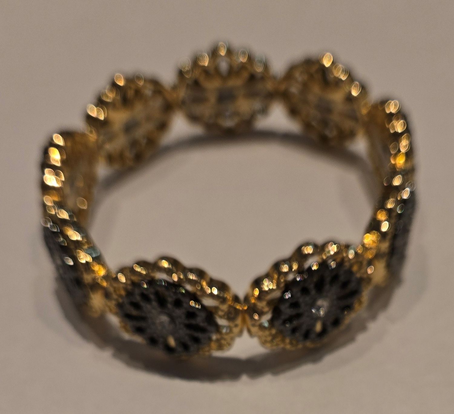 Floral Bracelet, Color: Silver, Size: O/S