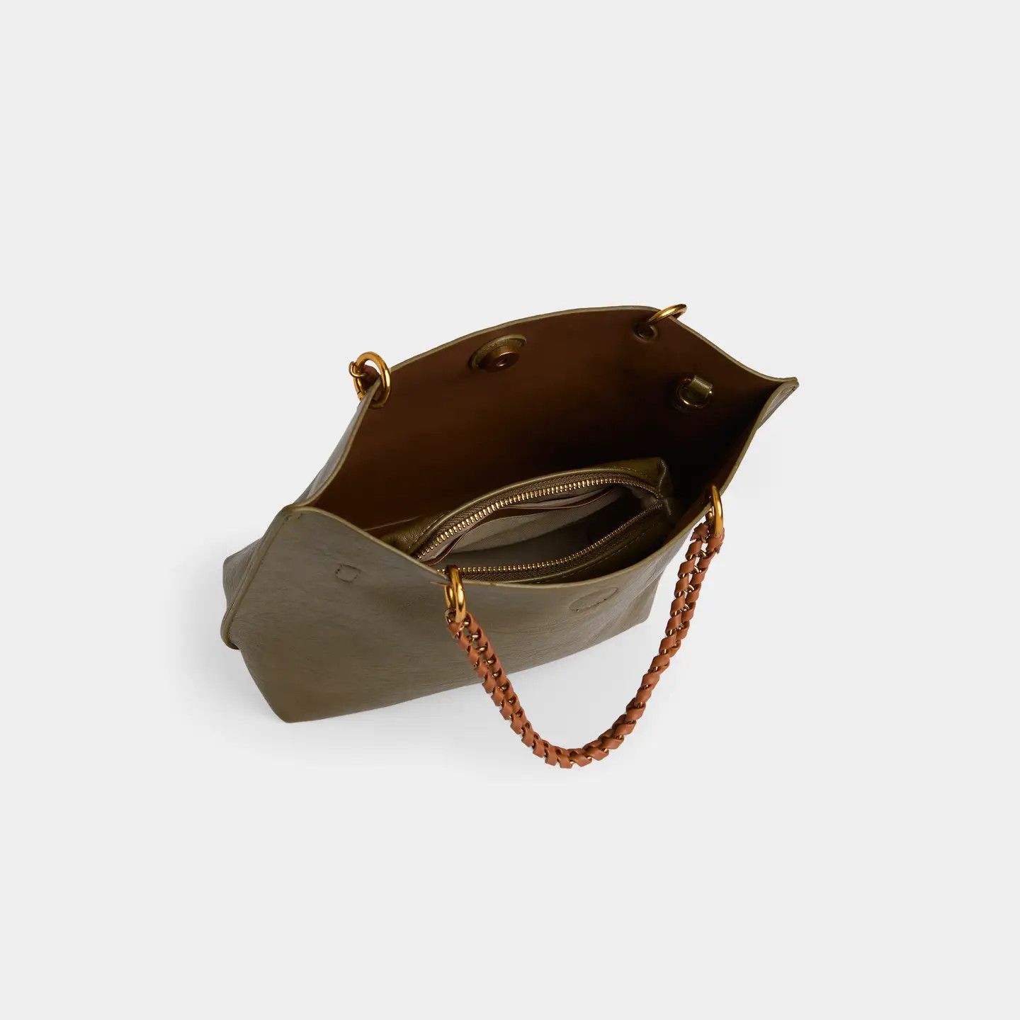 Ayesha Mini Tote, Color: Olive, Size: O/S