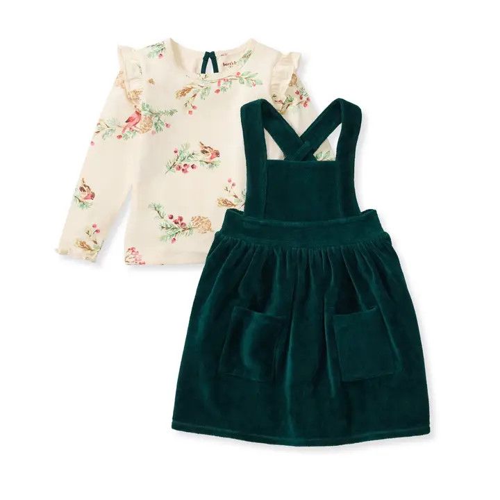 Birds 2 pc Dress Set, Color: IVR, Size: 12 M