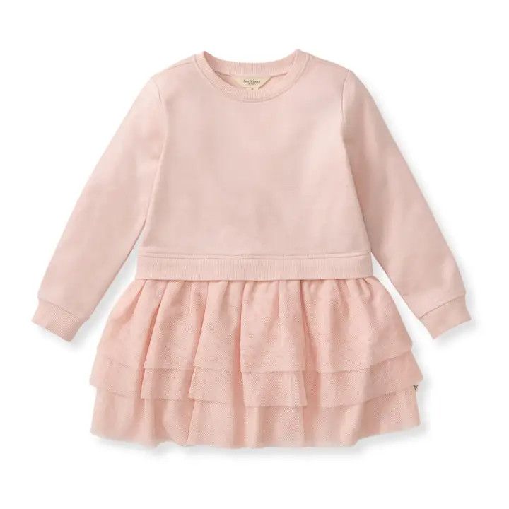 Sweatshirt Dress, Color: Pink, Size: 3-6 mon