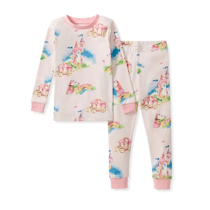 Princess 2pc Pajamas, Color: Pink, Size: 2T